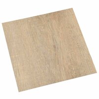Vloerplanken Lichtgrijs, Donkerbruin 5,11 m&sup2; 55 st PVC 2