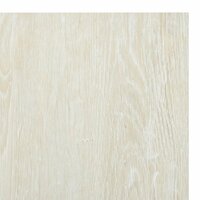 Zelfklevende Vloerplanken Cr&egrave;mekleurig 30,5 x 30,5 cm 20 st PVC 8