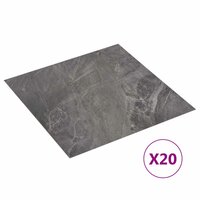 Zelfklevende Vloerplanken Zwart 30,5 x 30,5 cm 20 st PVC 2