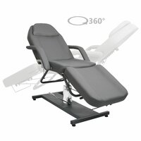 Massagetafel 180x62x(87-112) cm grijs 2