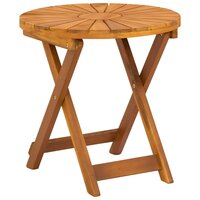 Bistrotafel Naturel &Oslash;45 x 45 cm Massief Acaciahout 2