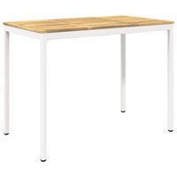 Tuin Bartafel Wit 141 x 80,5 x 105 cm Massief Acaciahout 2