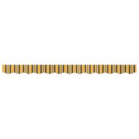 Luifeldoek volant Geel en Grijs 230 x 20 cm Polyester 4