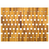 Badmatten 2 st Naturel 44 x 60 cm Massief Acaciahout 6