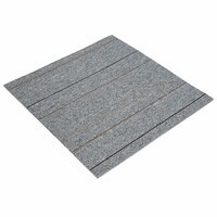 Tapijttegel Lichtgrijs met Streep 50 x 50 cm 4 st PP en Bitumen 2