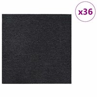 Tapijttegel Donkergrijs 50 x 50 cm 36 st PP en Bitumen 3