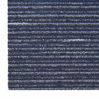 Tapijttegel Gestreept Blauw 50 x 50 cm 36 st PP en Bitumen 6