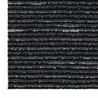 Tapijttegel Gestreept Zwart 50 x 50 cm 36 st PP en Bitumen 6