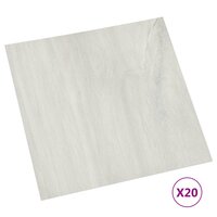 Zelfklevende Vloerplanken Wit en Houtkleur 30,5 x 30,5 cm 20 st 2