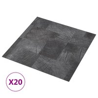 Zelfklevende Vloerplanken Houten Structuur Grijs 30,5 x 30,5 cm 2