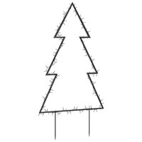 Kerstverlichting kerstboom met grondpinnen 115 LED&amp;apos;s 90 cm 4