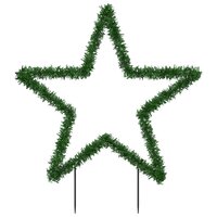 Kerstverlichting ster met grondpinnen 80 LED&amp;apos;s 60 cm 5
