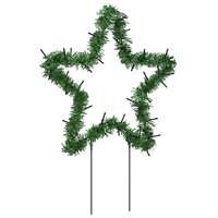 Kerstverlichting ster 3 st met grondpinnen 50 LED&amp;apos;s 29 cm 7