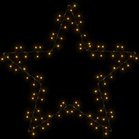 Kerstverlichting ster silhouet 115 LEDs warm wit 6