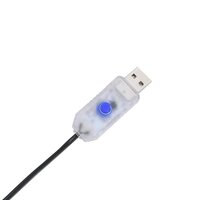 Kerstverlichting ster silhouet 80 LEDs warm wit 8