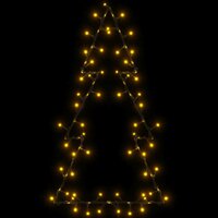 Kerstverlichting kerstboom silhouet 80 LEDs warm wit 5