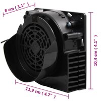 Lichtslinger met 66 LED&amp;apos;s en ventilator 660 cm 8