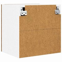 Hangkast Oude Hout en Wit 40 x 31 x 40 cm Bewerkt hout 8
