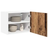 Hangkast Oude Hout en Wit 50 x 31 x 40 cm Bewerkt hout 3