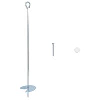 Aardeankers 10 st Gegalvaniseerd metaal zilver 2
