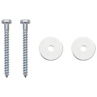 Aardeankers 2 st &Oslash;10 x 40 cm Gegalvaniseerd metaal zilver 5