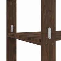 Opbergrek 3-laags 80x38x90 cm massief grenenhout bruin 6