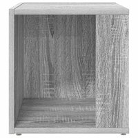 Bijzettafel 33x33x34,5 cm bewerkt hout grijs sonoma eikenkleur 4