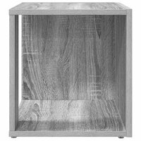 Bijzettafel 33x33x34,5 cm bewerkt hout grijs sonoma eikenkleur 6