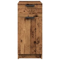 Bureau 33x50x75 cm bewerkt hout oud houtkleurig 5