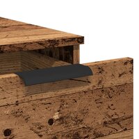 Bureau 33x50x75 cm bewerkt hout oud houtkleurig 9