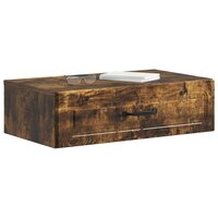 Wandmontage Zijtafel Gerookt eiken 59 x 34,5 x 17 cm 3