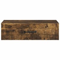 Wandmontage Zijtafel Gerookt eiken 59 x 34,5 x 17 cm 5