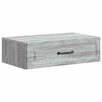 Wandmontage Zijtafel Grijs sonoma 59 x 34,5 x 17 cm 2