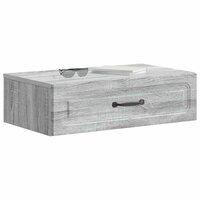 Wandmontage Zijtafel Grijs sonoma 59 x 34,5 x 17 cm 3
