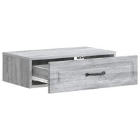 Wandmontage Zijtafel Grijs sonoma 59 x 34,5 x 17 cm 4