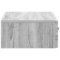 Wandmontage Zijtafel Grijs sonoma 59 x 34,5 x 17 cm 6