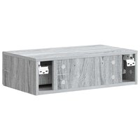 Wandmontage Zijtafel Grijs sonoma 59 x 34,5 x 17 cm 7