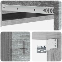 Wandmontage Zijtafel Grijs sonoma 59 x 34,5 x 17 cm 8