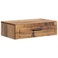 Wandmontage Zijtafel Oud hout 59 x 34,5 x 17 cm Bewerkt hout 2