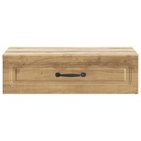 Wandmontage Zijtafel 59 x 34,5 x 17 cm Bewerkt hout 5