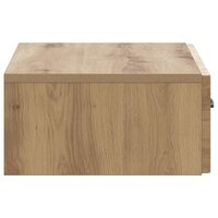 Wandmontage Zijtafel 59 x 34,5 x 17 cm Bewerkt hout 6