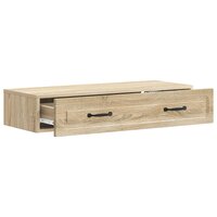 Wandmontage Zijtafel Sonoma Eiken 87,5 x 34,5 x 17 cm 4