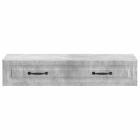 Wandmontage Zijtafel Betongrijs 87,5 x 34,5 x 17 cm 5