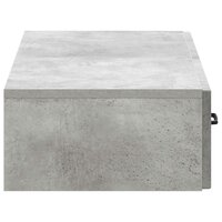 Wandmontage Zijtafel Betongrijs 87,5 x 34,5 x 17 cm 6