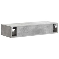 Wandmontage Zijtafel Betongrijs 87,5 x 34,5 x 17 cm 7