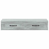 Wandmontage Zijtafel Grijs sonoma 87,5 x 34,5 x 17 cm 5