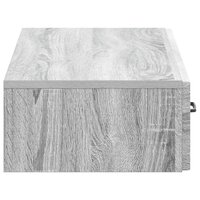 Wandmontage Zijtafel Grijs sonoma 87,5 x 34,5 x 17 cm 6