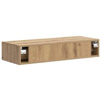 Wandmontage Zijtafel 87,5 x 34,5 x 17 cm Bewerkt hout 7