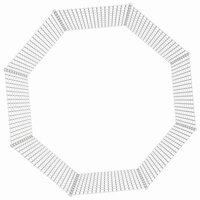 Vrije uitloop dierenverblijf 8 panelen 54x100 cm gegalvaniseerd ijzer 7
