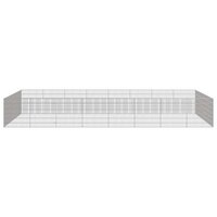 Dierenverblijf 24 panelen 54x60 cm gegalvaniseerd ijzer 4